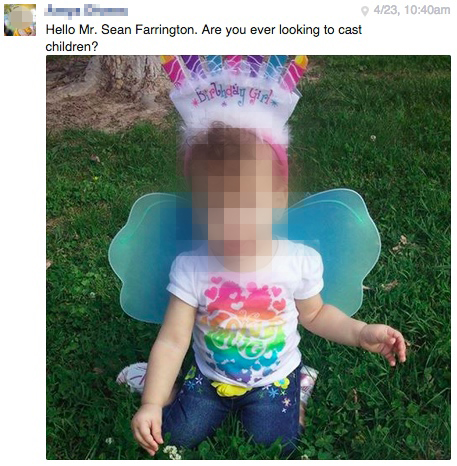 Sean's Strange Facebook Msg - kid picture